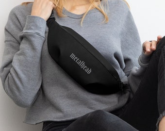 Metalhead | Black Belt Bag