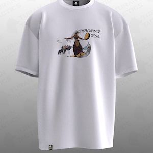 SHAMAN&#39;S SOUL DESIGNED Unisex Oversize T-shirt