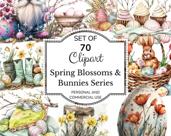 Easter SVG Digital Bundle.  Cute clipart e aster.  Easter bunnie png. Easter SVG Bundle.  Bunnie svg png clipart.