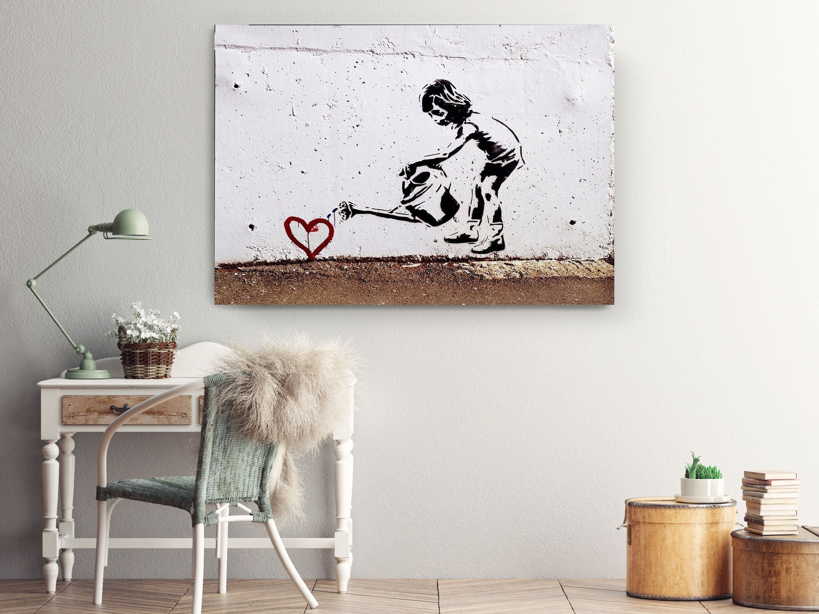 How to hang a canvas print without a frame? - Archives