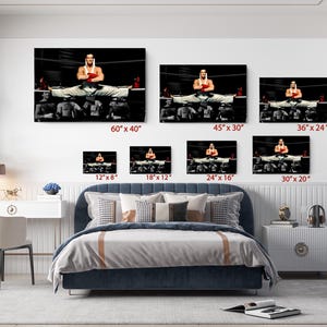 Martial Arts Canvas Art Print: Iconic Karate Fighter Theme, Premium Materials (, Fade-Resistant Ink, Wall Decor) image 5