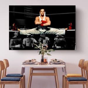 Martial Arts Canvas Art Print: Iconic Karate Fighter Theme, Premium Materials (, Fade-Resistant Ink, Wall Decor) image 6