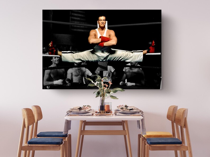 Martial Arts Canvas Art Print: Iconic Karate Fighter Theme, Premium Materials (, Fade-Resistant Ink, Wall Decor) image 6