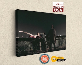 Never Going Back Final Scene Canvas Art | De Niro Pacino Crime Thriller Print | Iconic Quote Movie Decor