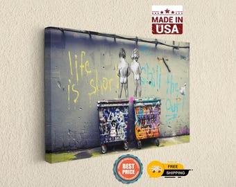 Urban Street Art Graffiti Style Boys Print: Bold Modern Decor, Handcrafted Canvas | Premium Fade Inks, Gallery Ready | Custom Sizes