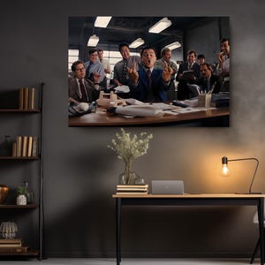 a group of people sitting around a table
