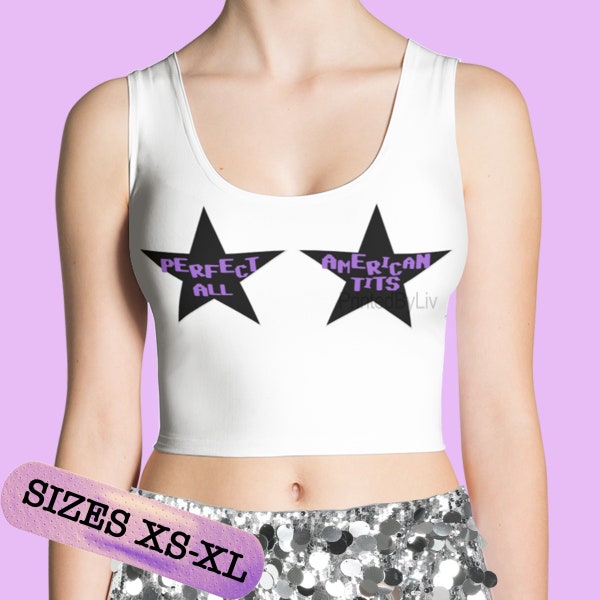 Olivia Rodrigo Inspired Perfect All American Tits Crop Top