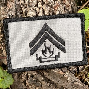 Korporaals hoek 2 "x 3" universele patch (voor hoed of tas)