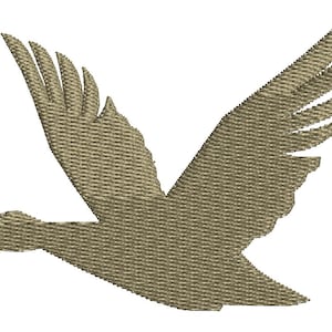 Flying Duck  Machine Embroidery design, this is not a real product, These are digital files