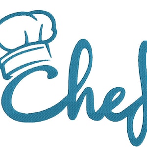 chef Machine Embroidery design, this is not a real product, These are digital files
