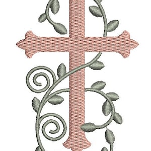 cross and pattern Machine Embroidery design, this is not a real product, These are digital files