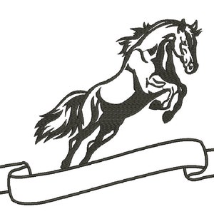 horse Machine Embroidery design, this is not a real product, These are digital files