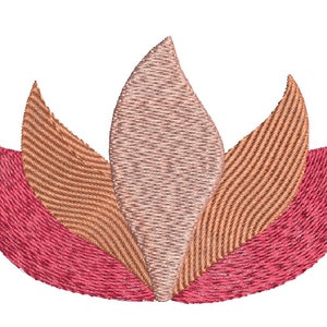 Lotus flower Machine Embroidery design, this is not a real product, These are digital files