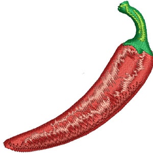 mini hot pepper Machine Embroidery design, this is not a real product, These are digital files