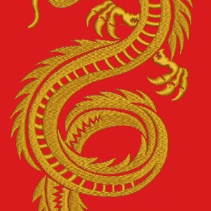 oriental dragon eastern dragon, large sizes Machine Embroidery design, this is not a real product, These are digital file