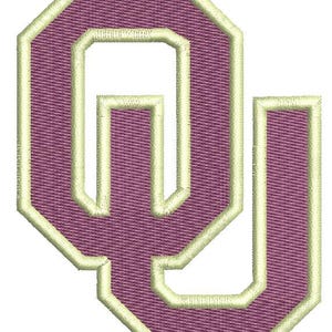 OU Machine Embroidery design, this is not a real product, These are digital files