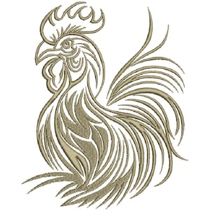 rooster  Machine Embroidery design, this is not a real product, These are digital files