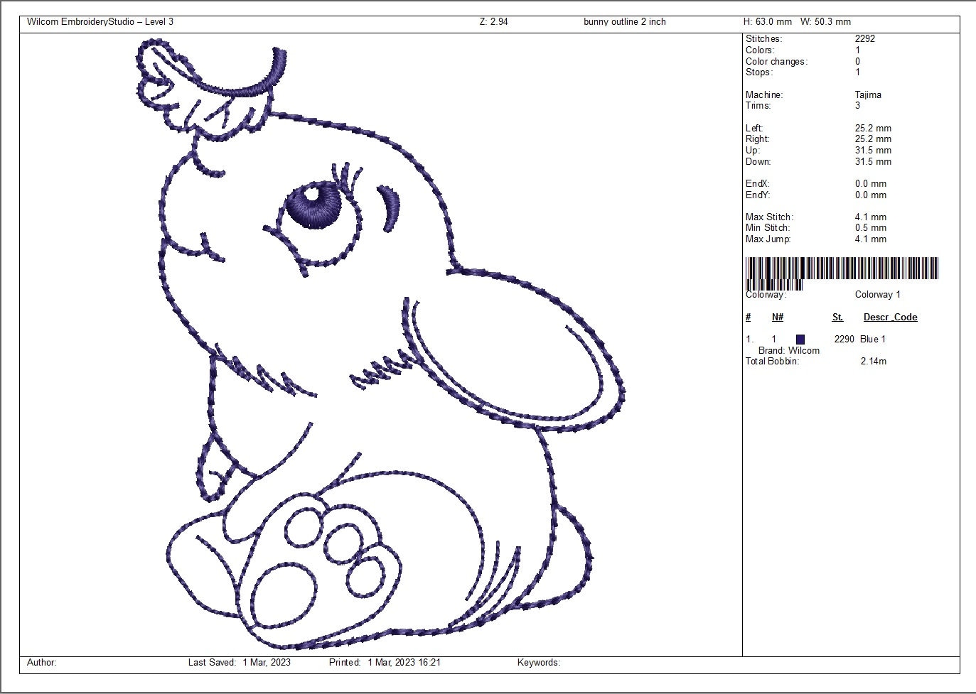 Bunny Outline Machine Embroidery Design This is Not a Real - Etsy Australia