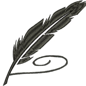 feather  Machine Embroidery design, this is not a real product, These are digital files