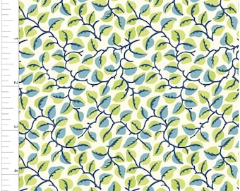 TELA - Hilos de Conexión. Colección "Hojas Trepadoras" de General Store. 100 % algodón. 91 x 112 cm de ancho. *Precio: 10,95/yd. *Cantidad: 5 yd.