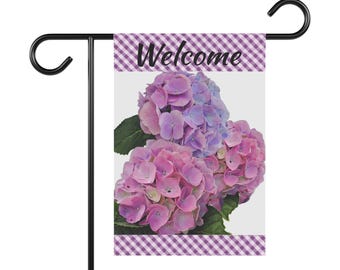 Welcome Peonies Garden Flag