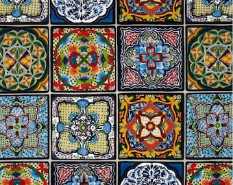 FABRIC- Elizabeth Studio "Fiesta Royal 264".  100% Cotton Fabric. 36"x44/45".  * Price= 12.50/yd. *Qty= 3 yds.