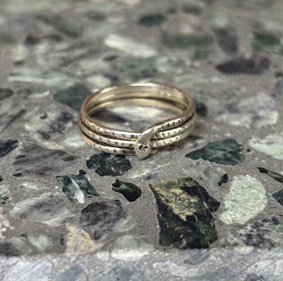 Snake wrap around ring - Silver - image 1
