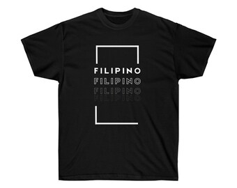 Filipino Echo Tee Monochrome Black