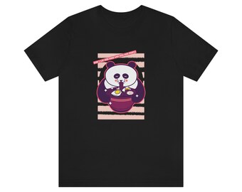 Panda isst nicht unser Essen und diss unser Menschen-T-Shirt-Design