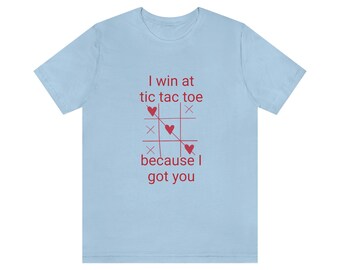 Valentines - I win at tic tac toe, weil ich dich habe, hearts as O