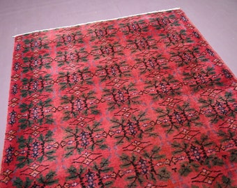 Einzigartiger Teppich - 5x8 türkischer Design Teppich - Afghanischer Wollteppich - Wohnzimmer Teppich - 1940er Jahre antiker Teppich - Stammes- Teppich - Boho Boho Teppich