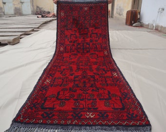 2x5 Bokhara Runner Rug 1'10x5 ft (52x145 cm) Hand knotted Rug- Rug For Living Room- Kitchen- Bathroom- Oriental Rug- Home Decor- Afghan Rug