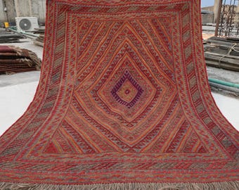 5x6 アフガニスタンアンティークラグ メシュワニ ベルジェスタラグ