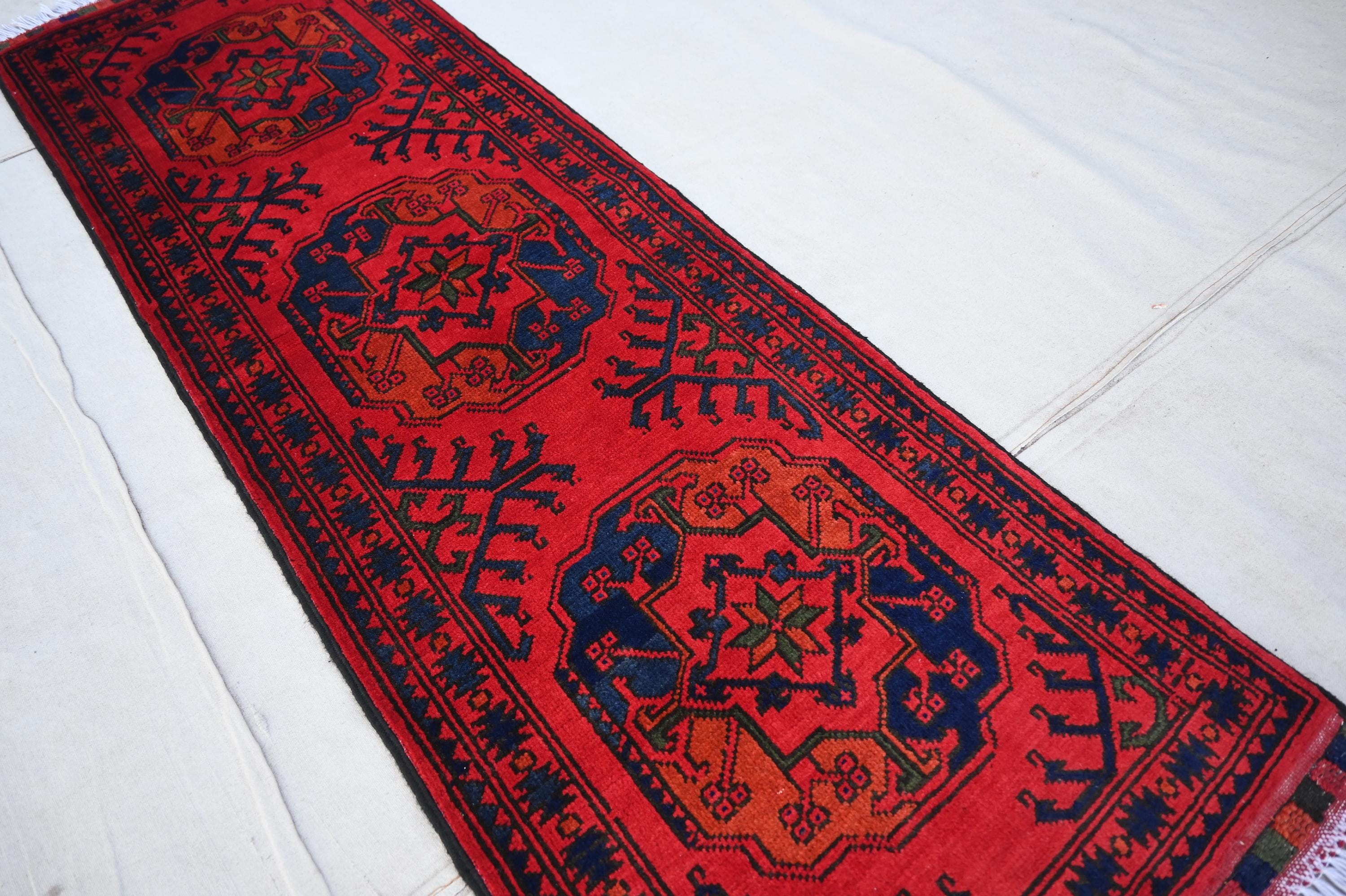 1'8x5'2 フィート アフガニスタン 5 フィート ランナーラグ