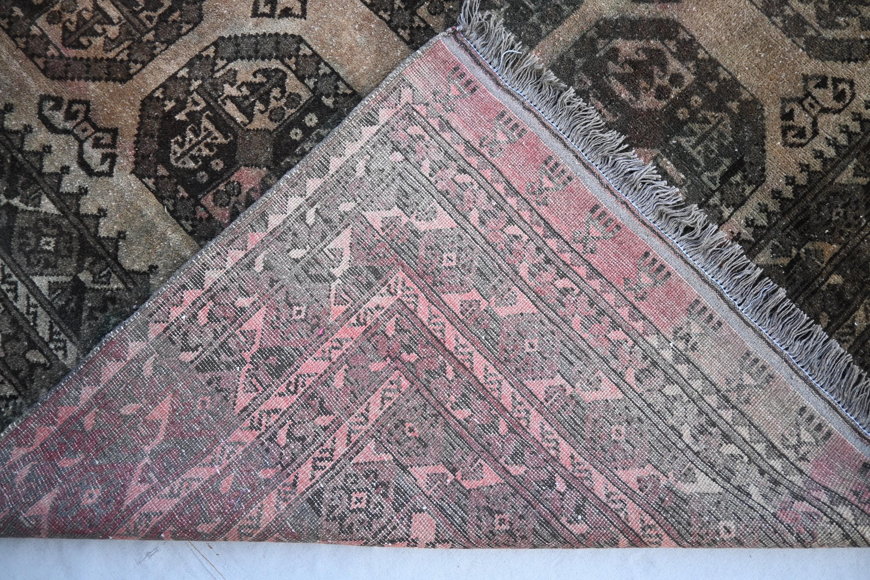 1900s Antique Rug 7x10 Afghan Rug- Tekke Ersari Rug- Collectors