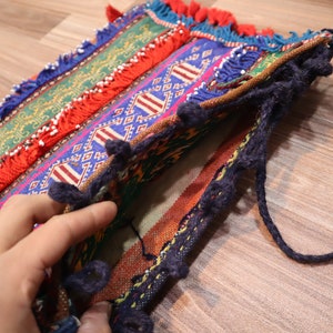 30 x 30 cm Kelim Tasche - Handgefertigte Tasche - Schultertasche - Alte Tasche - Wolltasche - Wolltasche - Wolltasche - Kilim Tasche