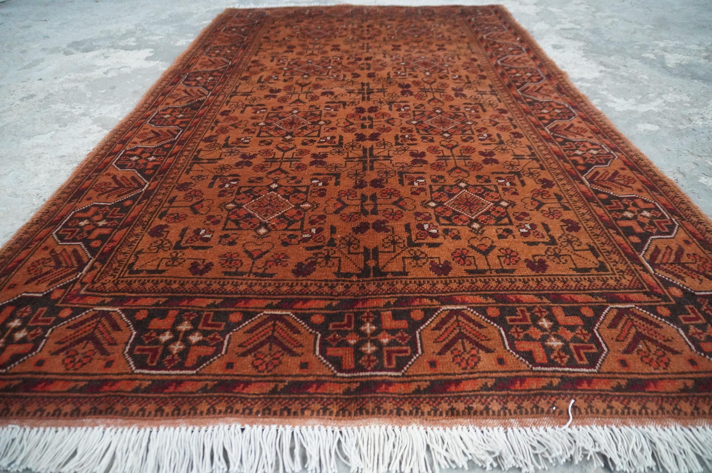 Antique Afghan Rug - Etsy