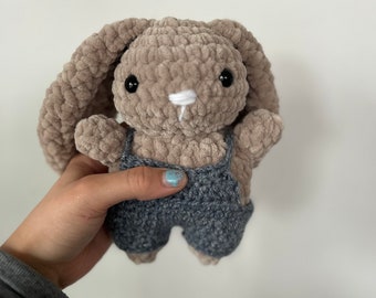 Crochet chunky bunny | crochet plushie | crochet animal | Easter bunny | crochet animal |