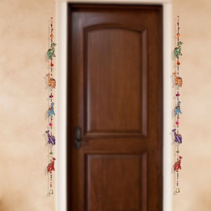 Decoración de pared con camellos, decoración de puerta para colgar, colgante de pared indio, regalo para el hogar, decoraciones de cuerda boho, decoraciones para bodas y oficinas, regalo para ella