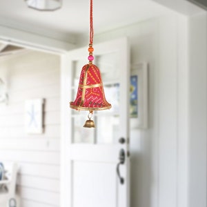 Home Decor Bell Hanging\Latkan Wall Hanging Pack of 7 Bell Hanging Wall Decor, Handmade Bell Hanging Home & Living Decoration Wall Art Decor