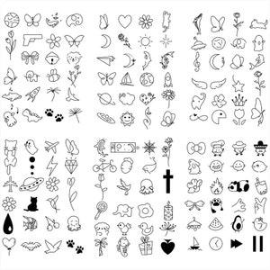 Temporary tattoo stickers - waterproof