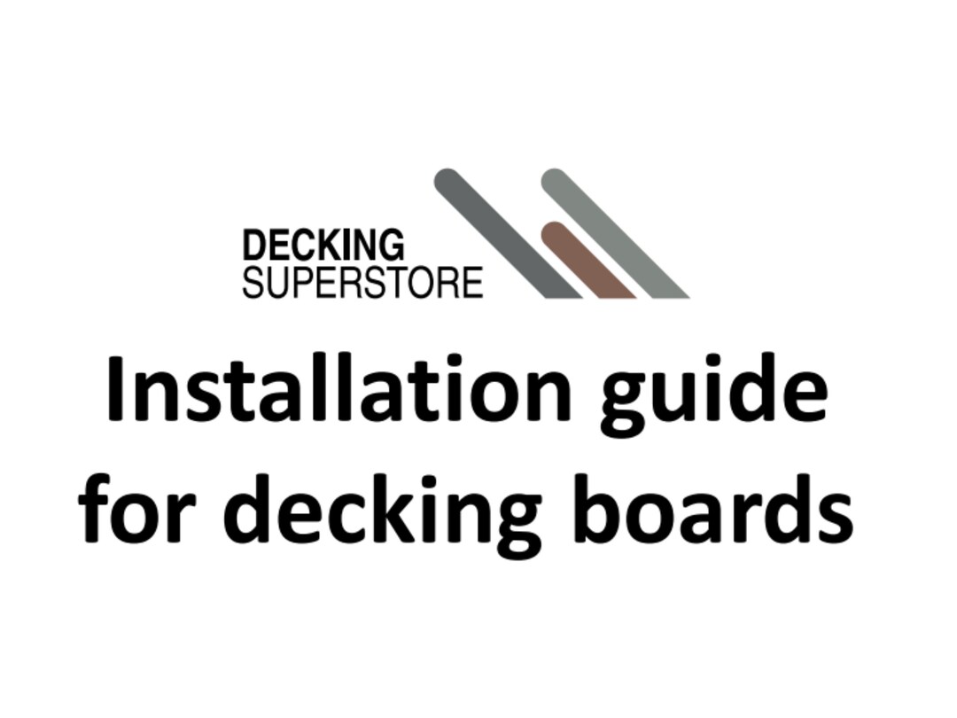 Decking Installation Guide - Etsy