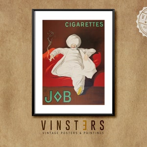 Plakat w stylu vintage - Manifest pubblicitario sigarette vintage - Cyfrowa restauracja