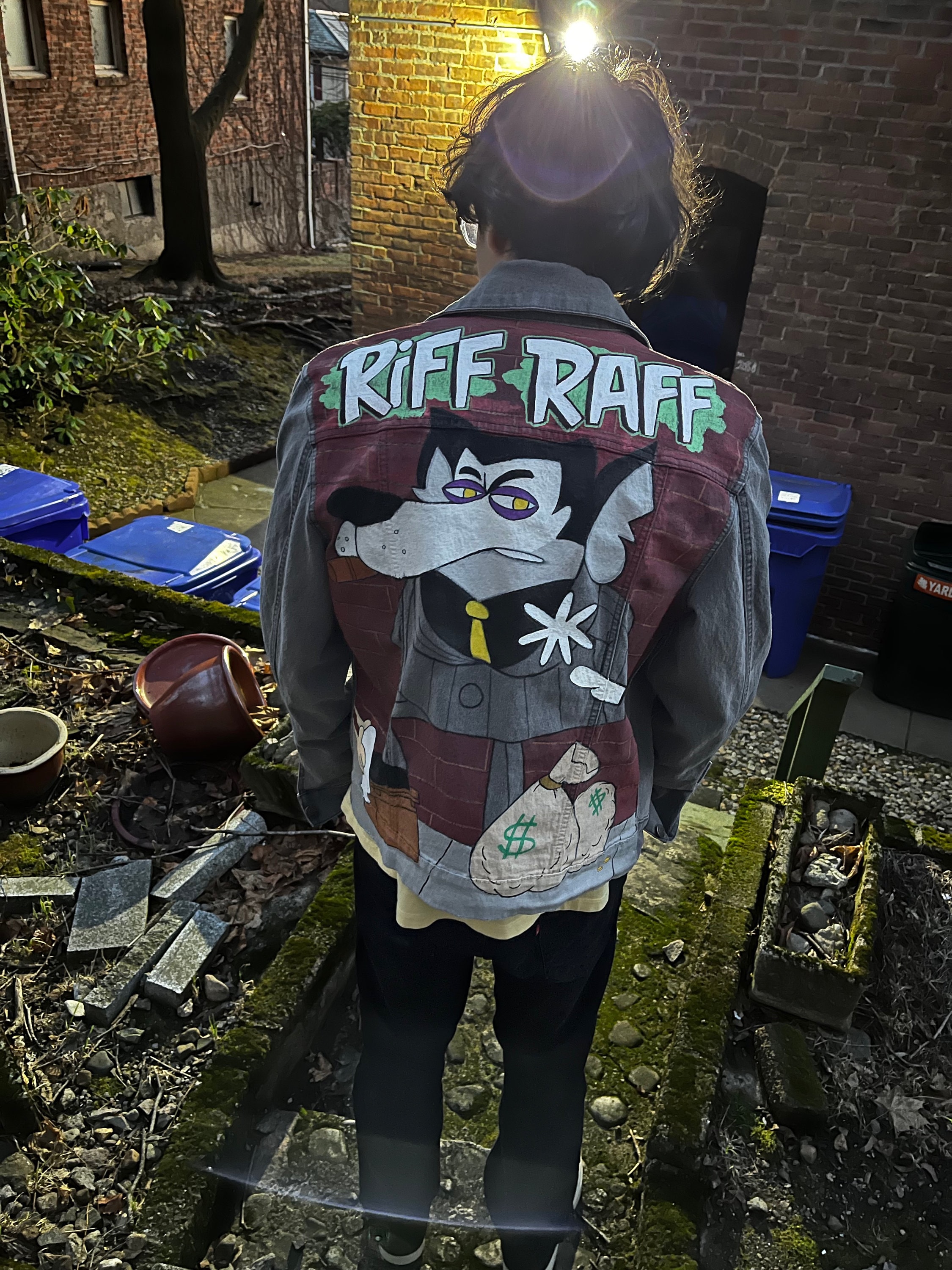 Riff Raff Underdog Custom Denim Jacket - Etsy