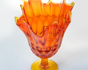 Murano Glass Vase Mid-Century
