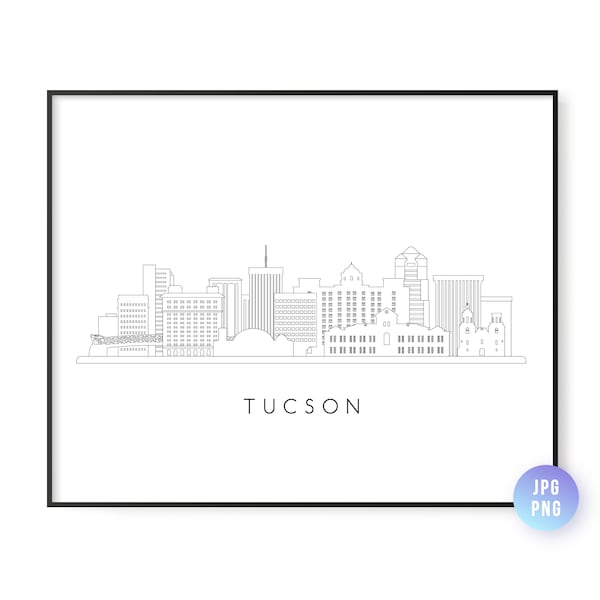 Cityscape Line Print Etsy