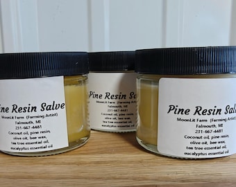 Ungüento de resina de pino - frascos de 2 onzas