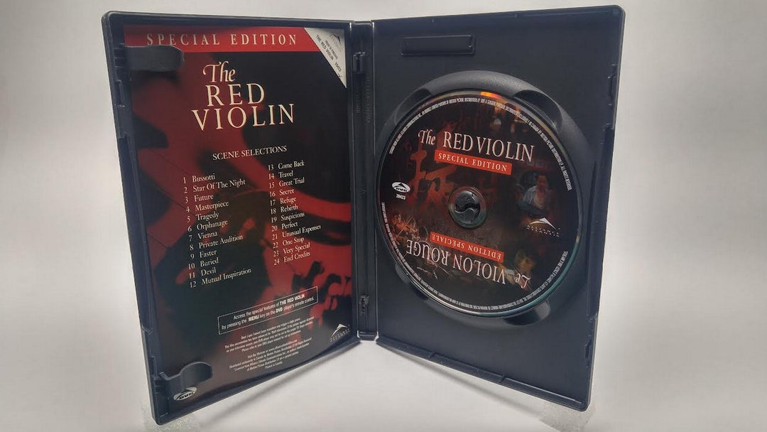 The Red Violin DVD Movie Etsy