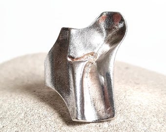 Vintage 1974 Lapponia Björn Weckström Sterling Silver Zodiac Ring: Finnish Modernist Jewellery
