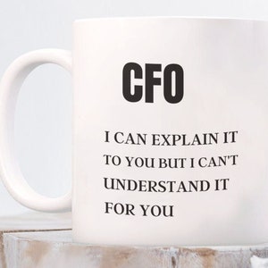 CFO gift, CFO promotion, Funny CFO Gift for Office Chief Financial Officer Mug, Chief Financial Officer Appreciation Gift Idea, Personalized